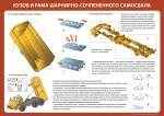 Комплект плакатов "Устройство шарнирно-сочлененного самосвала"