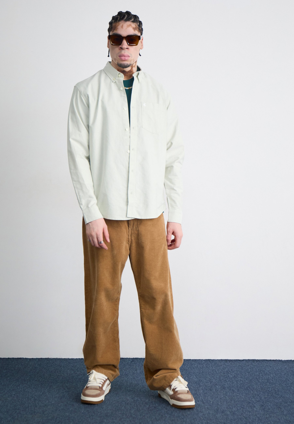 Carhartt WIP OXFORD - Рубашка - Белый