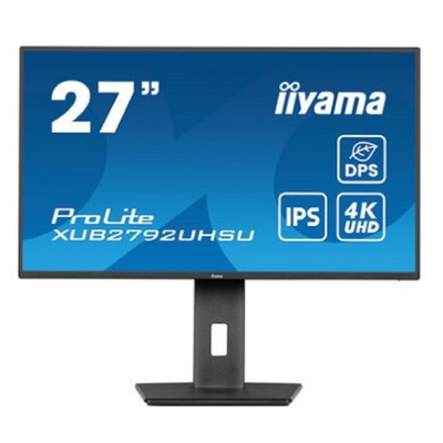 Монитор LCD IIYAMA 27" XUB2792UHSU-B6 (IPS 3840x2160 60hz 4ms 1300:1 350cd 178/178 DVI HDMI DisplayPort USB-C HAS Pivot)