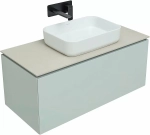Тумба с раковиной Allen Brau Infinity 100 1.21004.PWM папирус матовый