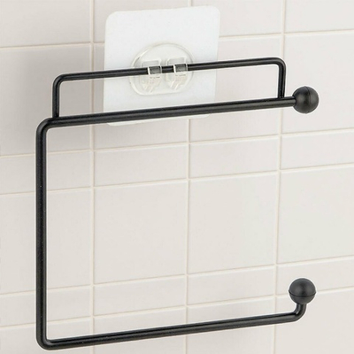 Держатель для туалетной бумаги "Black", крепление самоклеящаяся основа