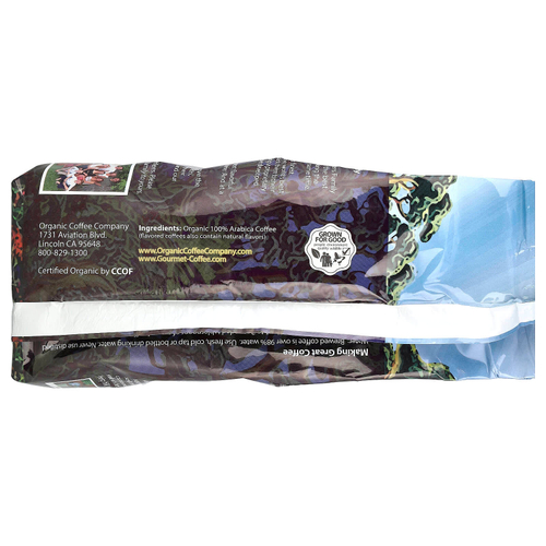 Organic Coffee Co., Breakfast Blend, кофе, молотый, средняя обжарка, 340 г (12 унций)