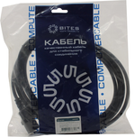 5bites &lt;VDE107530&gt; 3x0,75 Кабель компьютер - розетка 220V 3м Европейский стандарт, Г-образный