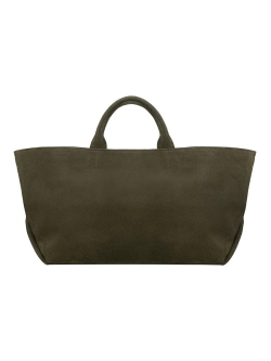 Тоут из замши Weekender bag «Khaki»