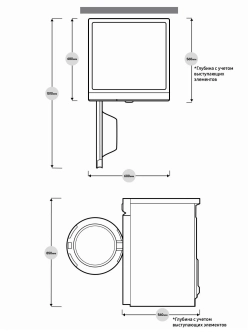 Стиральная машина Samsung WW90DG6G94LBLP