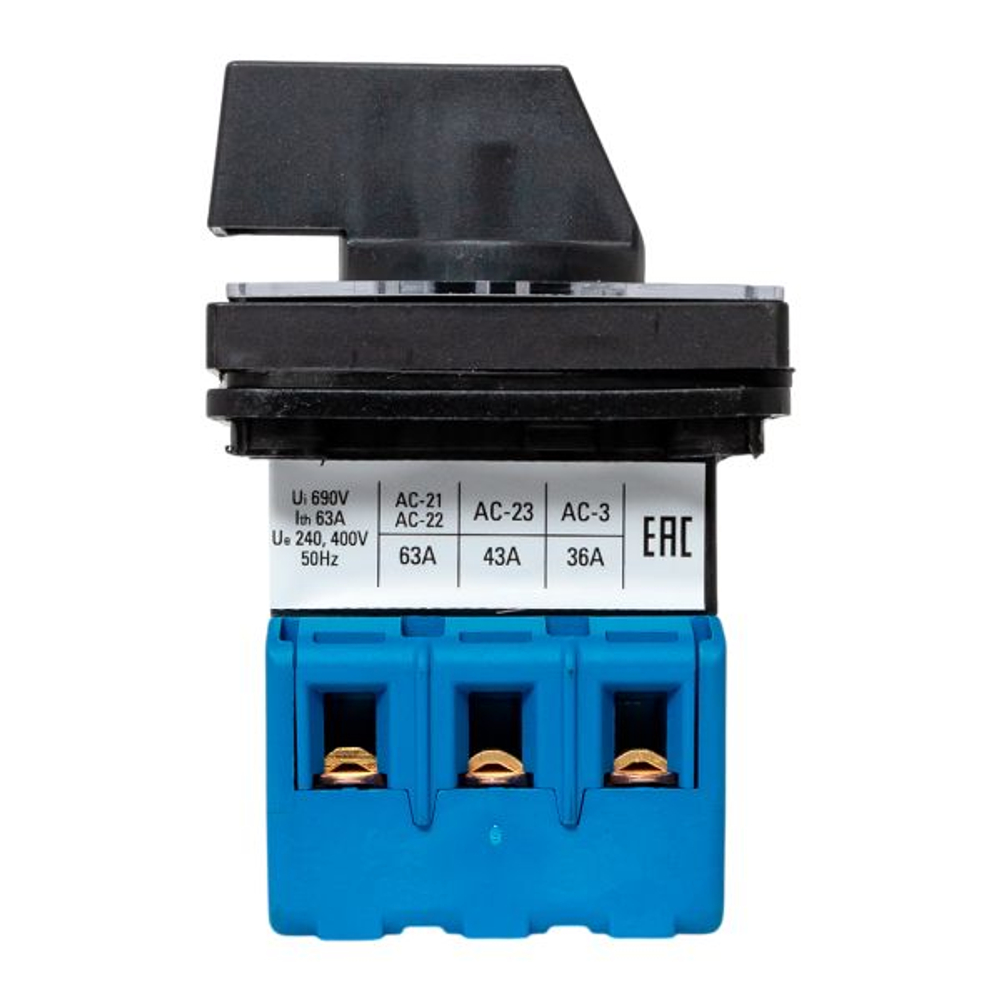 Переключатель кулачковый ПК-2-13 63А 3P «ВКЛ-ВЫКЛ» IP65 EKF