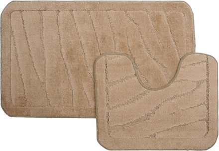 Набор ковриков д/в Zalel 2 пр. 60х100 (коричневый)