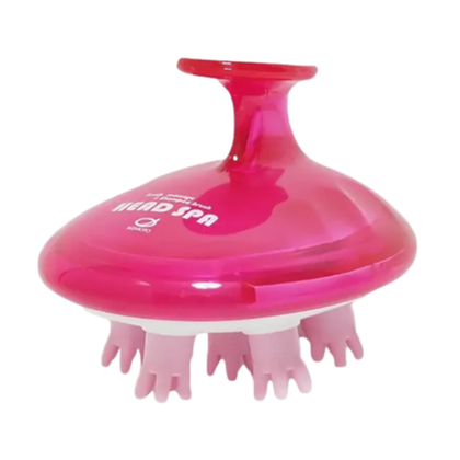 Ikemoto Массажная щетка для кожи головы, розовая - Head spa brush, 1шт