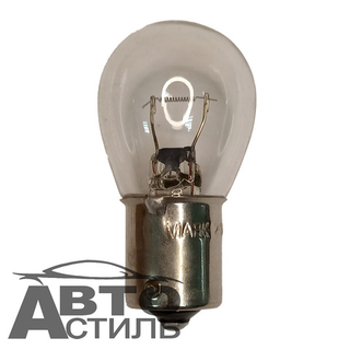 Автолампа  Р 24-21  (P21W)  в стопы 1-но конт БЕЛАЯ Маяк 62413 шт