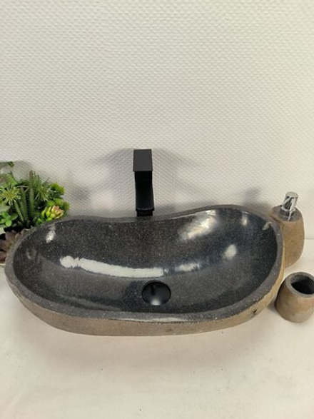 Раковина из речного камня RS-65625 60*31*16 0857