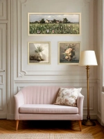 Большая интерьерная картина на холсте в раме 106*46 см