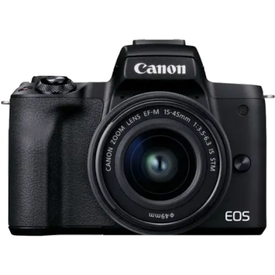 Беззеркальная камера Canon EOS M50 Mark II Kit EF-M 15-45mm IS STM и EF-M 55-200mm f/4.5-6.3 IS STM