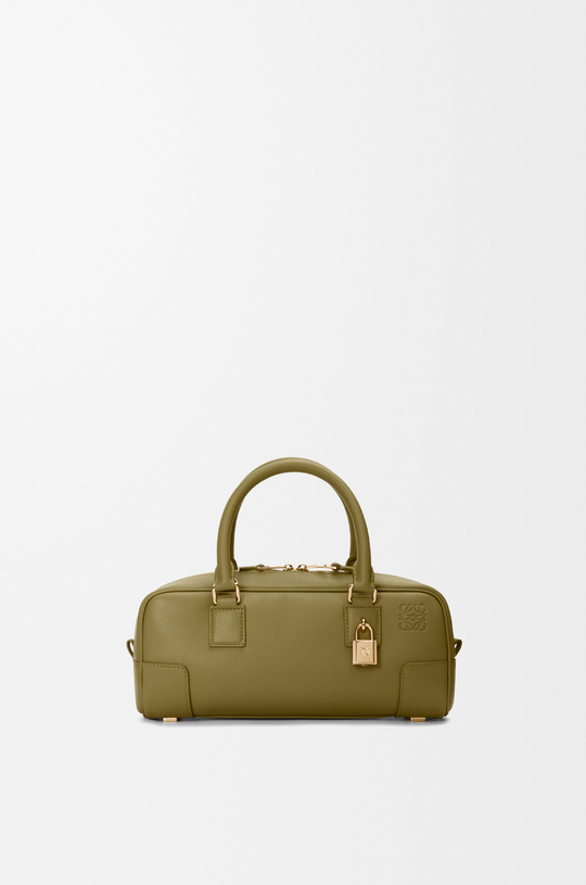 Loewe Укороченная сумка Amazona 23 из телячьей кожи наппа, оливковый