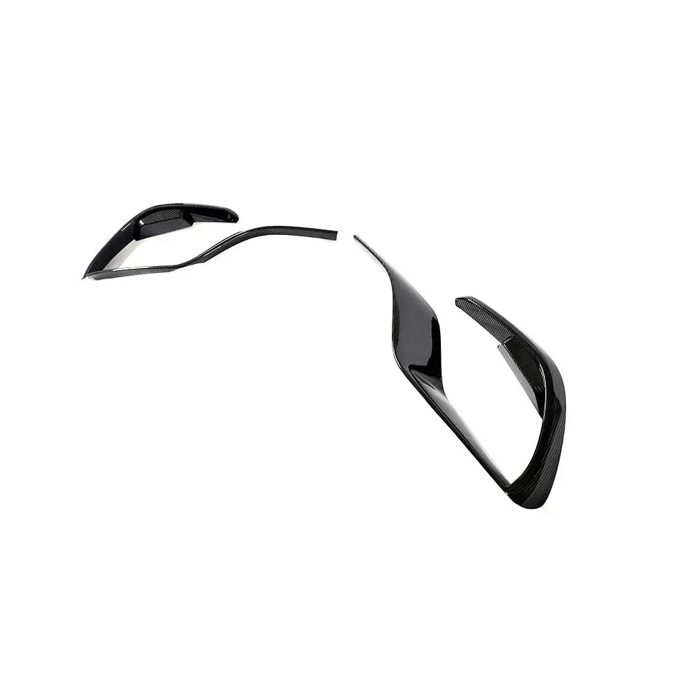 Карбоновые накладки на воздуховоды переднего бампера для MERCEDES BENZ AMG GT50 GT53 2019+ АМГ Мерседес Бенц