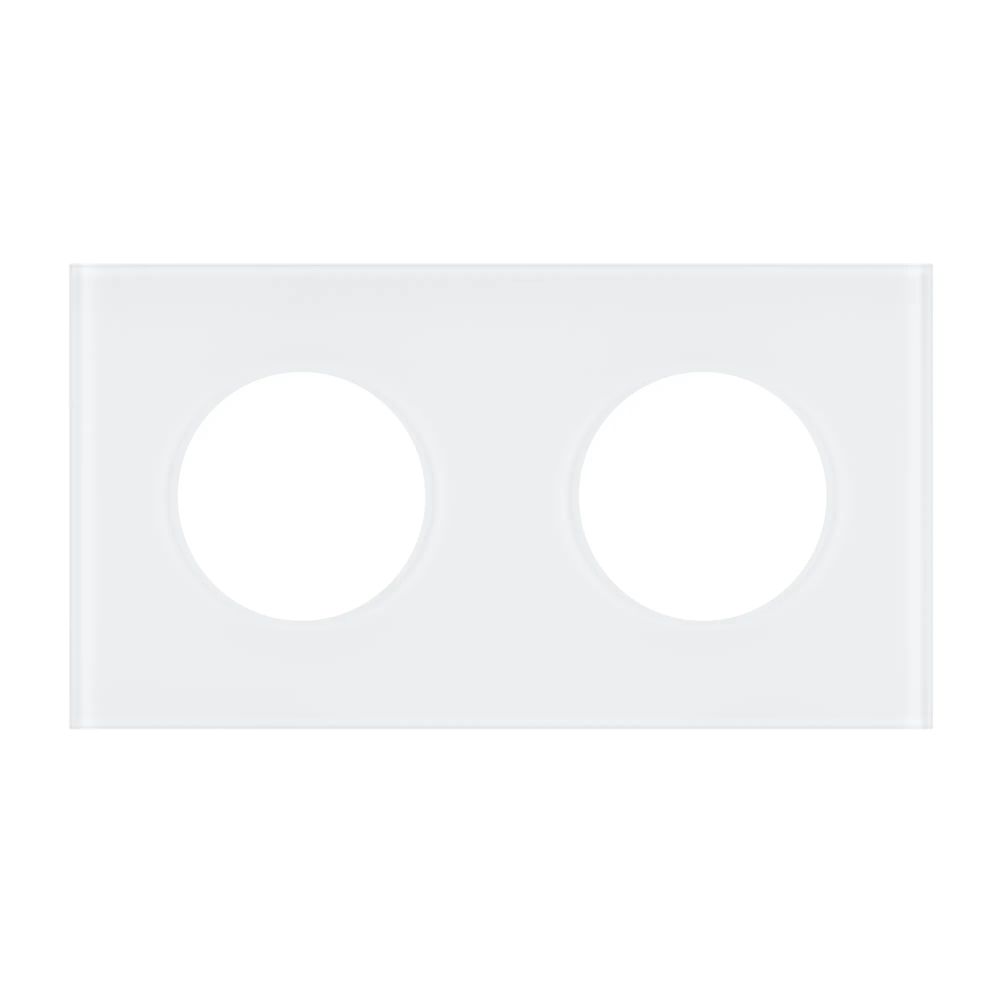 Рамка стеклянная FRM-GLARE-GC-2-WH (Arlight, -) 043835