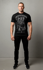 Футболка оверсайз LEGENDA Горыныч черная