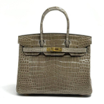 Сумка Hermes из кожи крокодила 30 см