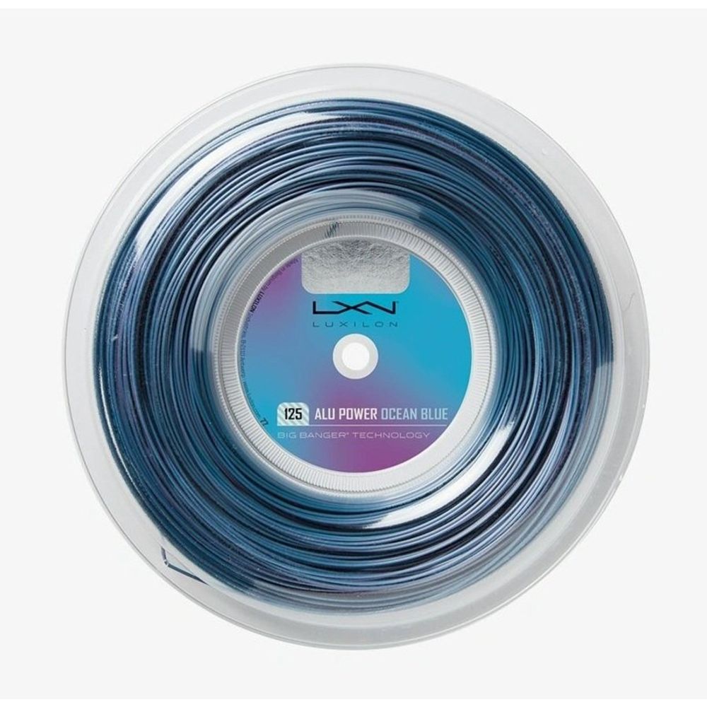 Струны для тенниса LUXILON ALU POWER OCEAN BLUE Бобины 220 м