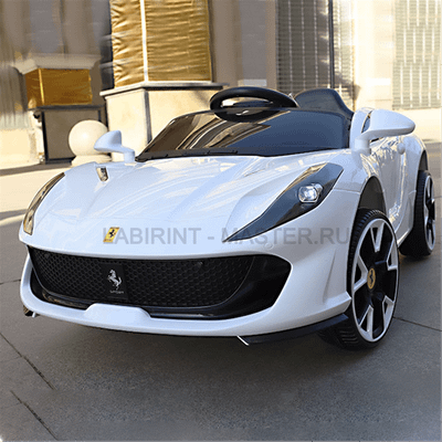 Спортивный электромобиль "Ferrari BDQ-2199",белый