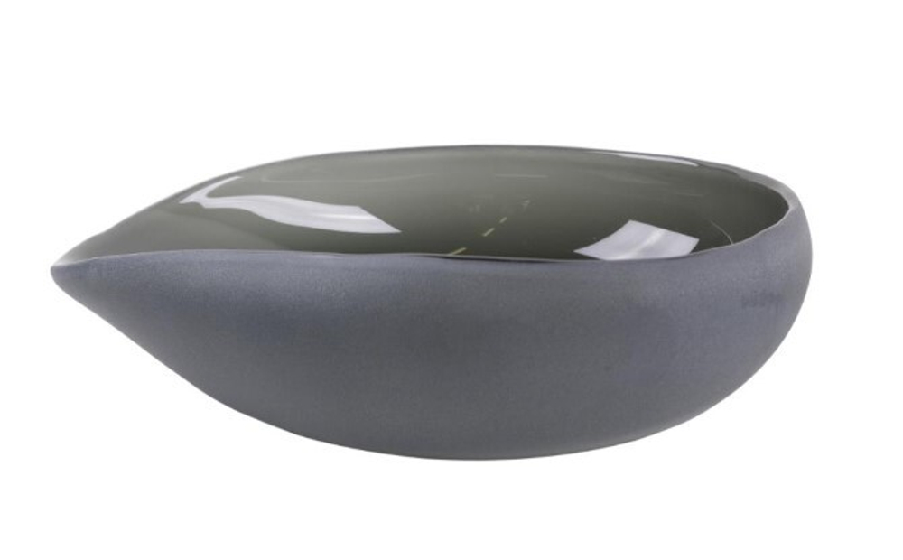 Миска Helena SEMPRE стекло/grey/matt 280х280х90h