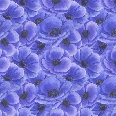 Анемоны акварель