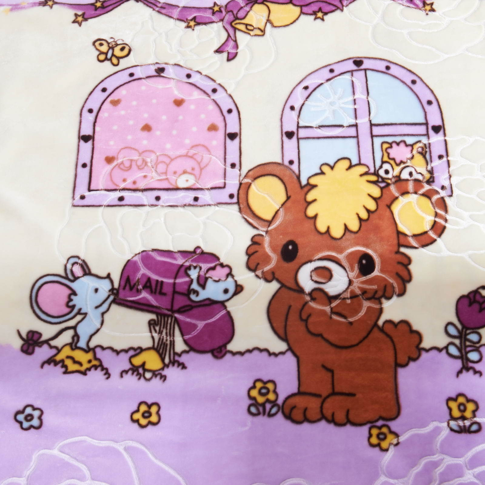 Плед 100х140 Sofi De MarkO Сафари бежевый