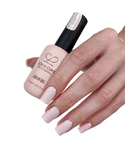 Lovia Cure 4in1 Liquid Gel Wedding Vibe Bouquet 12 - Полигель Архитектор с шиммером, 17 мл
