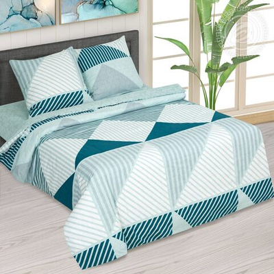 Постельное белье поплин 1,5 спальное Сканди 900 АРТПОСТЕЛЬ