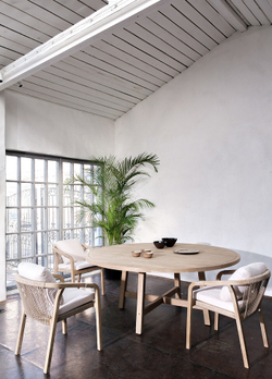 Стол круглый  из акации RIMINI 180 см