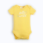 Боди Flower, рост 74-80 см, жёлтый (Крошка Я)