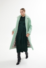 Шуба меховая, мятный