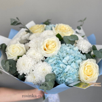 Букет Микс (Гортензия, Хризантема, Роза)
