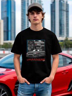 Футболка мужская y2k с принтом машиной