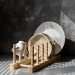 Сушилка для посуды из древесины кедра SPD2