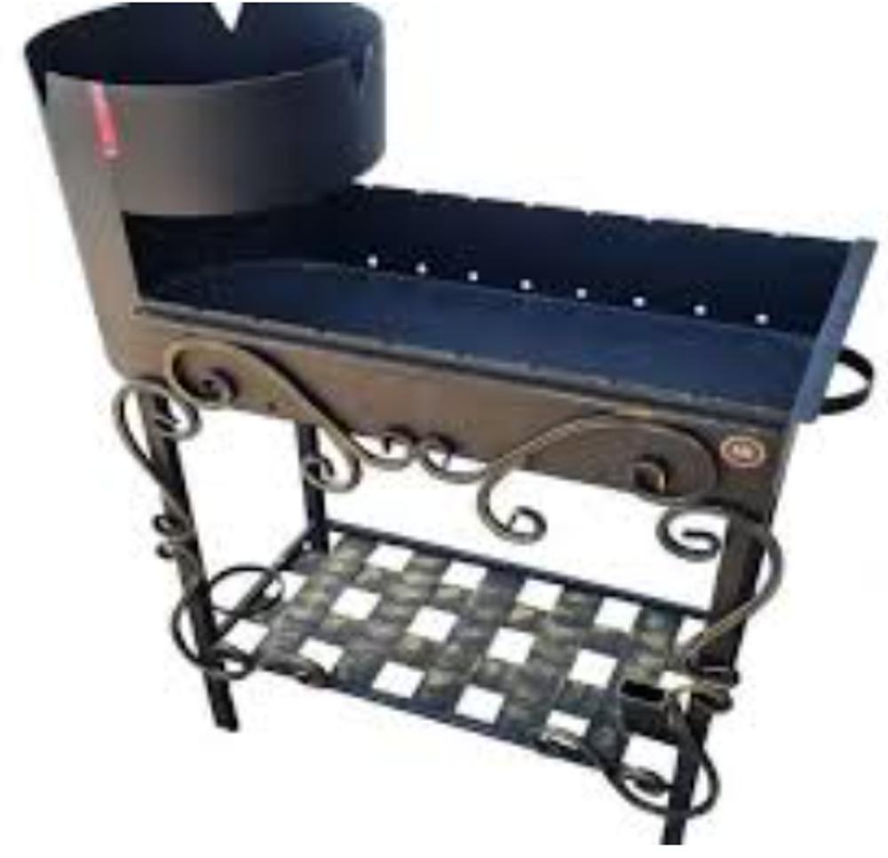 Мангал Ажур Учаг съемные ножки, подходит 10-12 л.казан, толщина 2 мм. 1000-400.