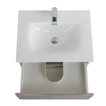 Тумба с раковиной подвесная BelBagno MARINO-CER-N-700-2C-SO-RG-P Rovere Grigio, раковина белая BB-8099-70