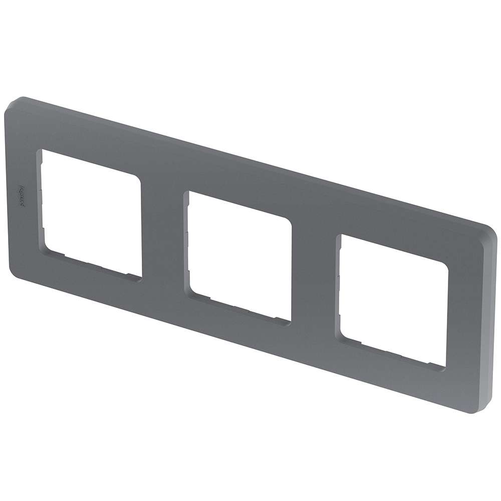 Рамка 3 поста дымчатый Inspiria Legrand