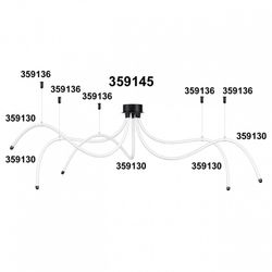 Подвес для трека Novotech Ramo 359136