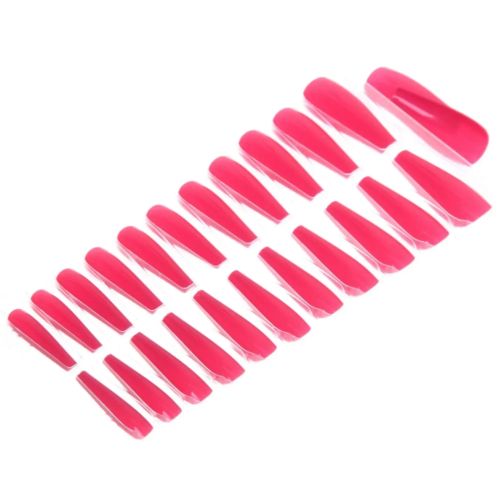 Ногти накладные на клеевых пластинах 24шт «ТЫПРЕКРАСНА!», цвет французская роза, длина 3см