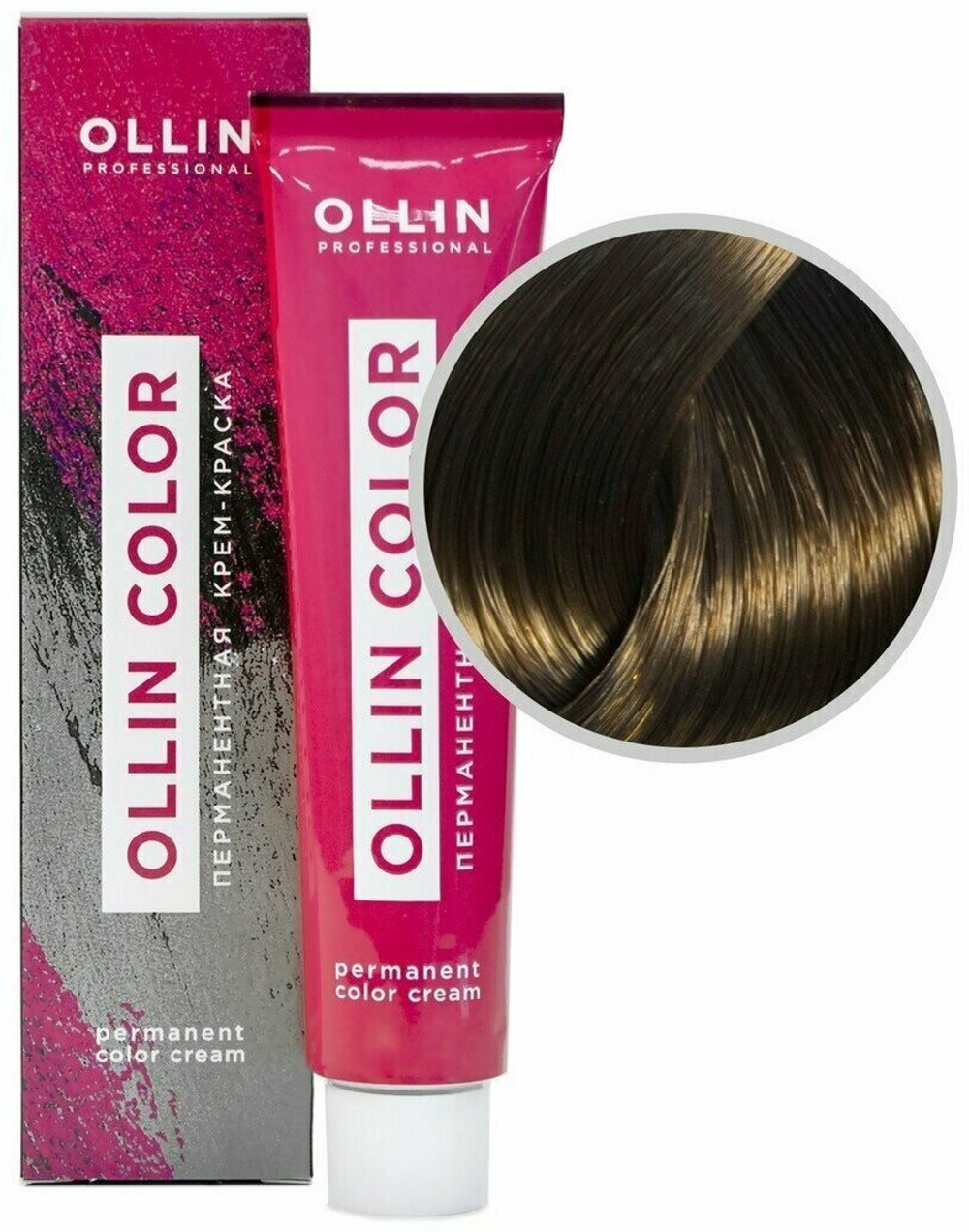 OLLIN COLOR 6/1 темно-русый пепельный 60мл Перманентная крем-краска для волос