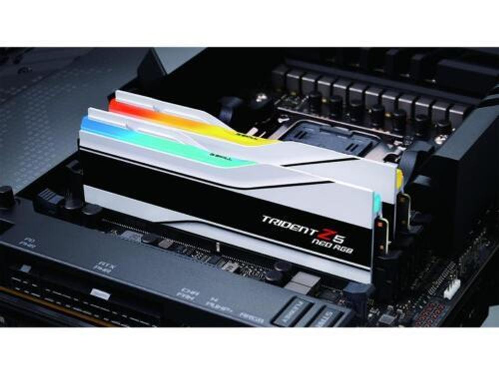 Оперативная память G.Skill Trident Z5 Neo RGB — DDR5 6000 / 6400 МГц— 32 ГБ / 64 ГБ черная/белая RGB AMD EXPO.
