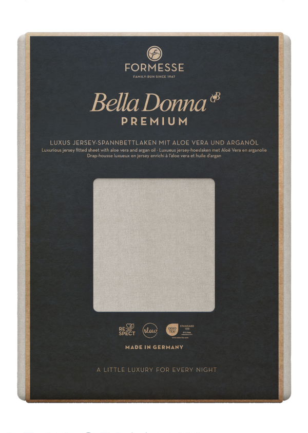Простыня на резинке 180x200-200x220 Formesse Bella Donna Premium 0567 Vintage Rose розовая