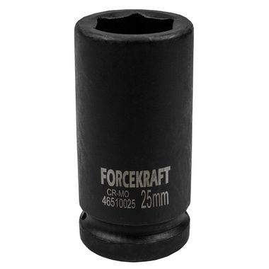 Головка ударная глубокая 3/4'', 25мм (6гр.) FORCEKRAFT FK-46510025