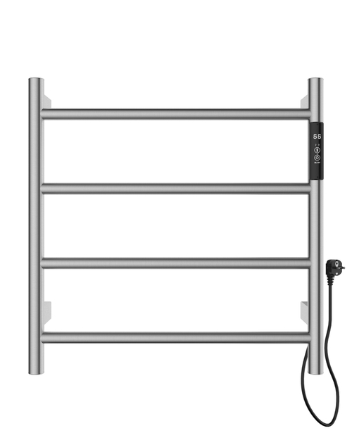 Полотенцесушитель электрический WONZON &amp; WOGHAND BONN, Брашированный никель (WW-AL404-BR)