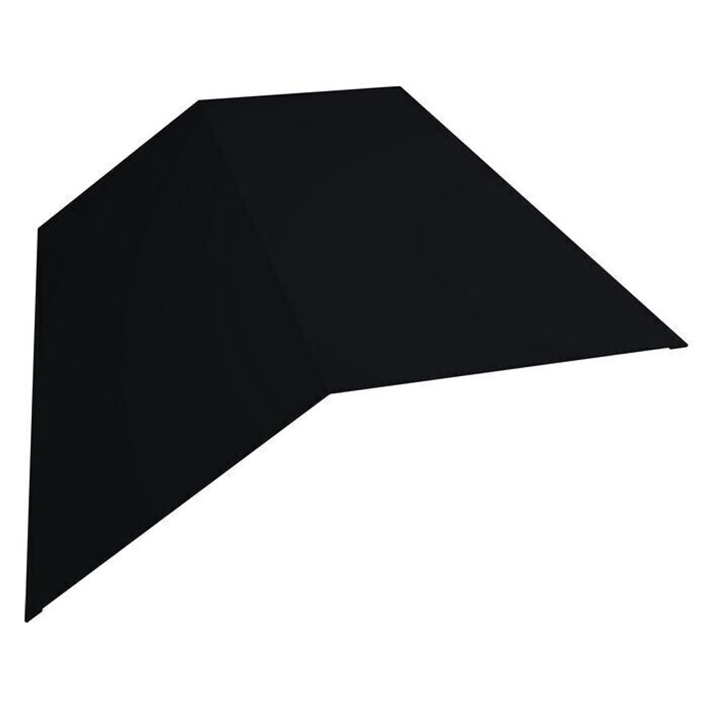 Конек плоский Grand Line Drap Ral 9005 190х190 мм резка