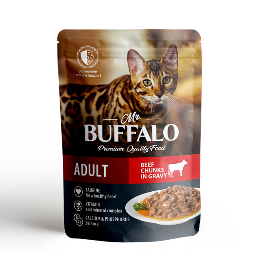 Mr.Buffalo ADULT 85г говядина в соусе