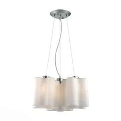 SL116.503.03 Люстра подвесная ST-Luce Серебристый/Белый E27 3*60W ONDE