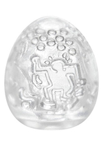 Супер эластичный мастурбатор-яйцо Keith Ham (Цвет: белый)