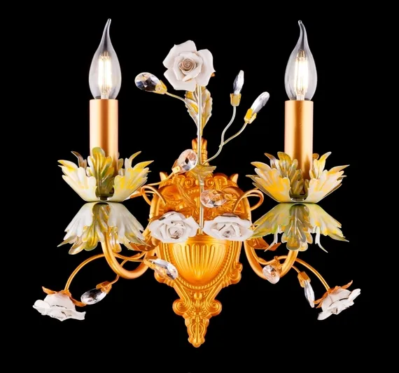 B1052/2W YELLOW SWEEP GREEN (2) Бра Veneto Luce