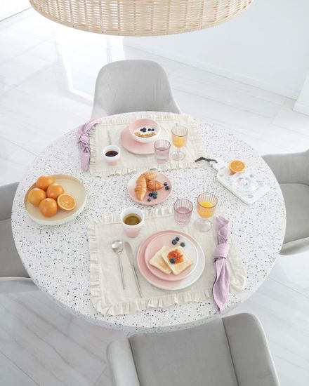 Стул Konna светло-серый вельвет La Forma Испания 